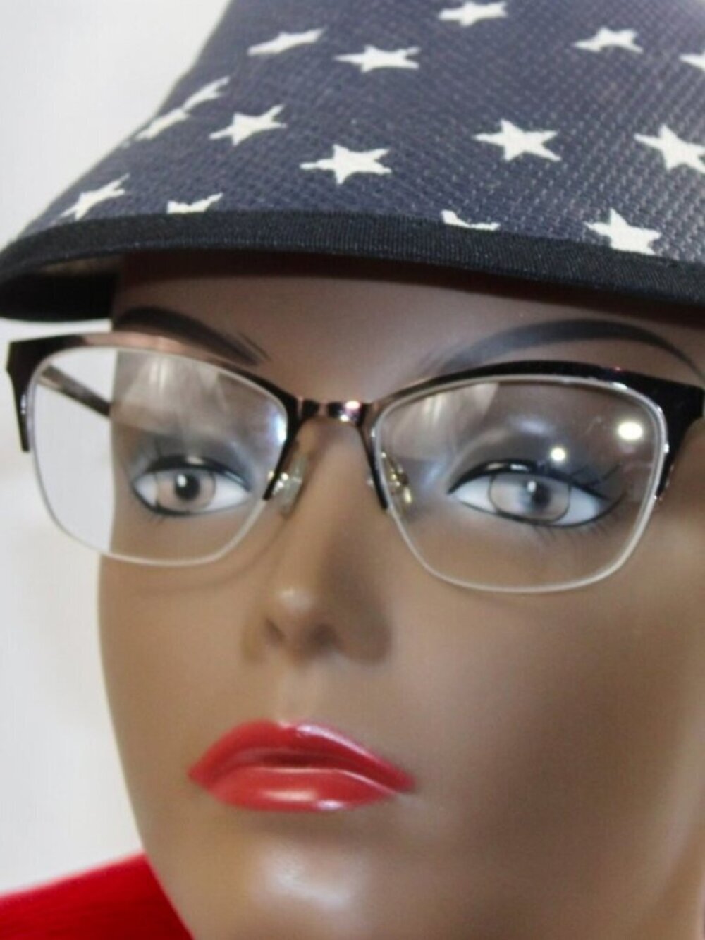 Nautica NLO5009 Brown Oversized Cat Eye Eyeglass Frames